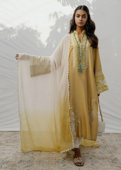 Mahgul | Eid Edit 2024 | Yellow Gold - House Of Anaya