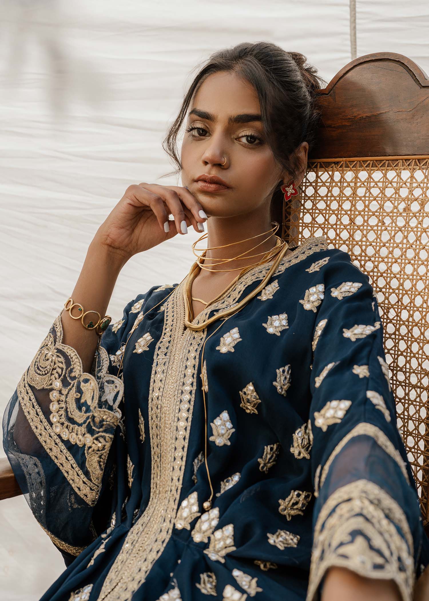 Mahgul | Eid Edit 2024 | Indigo Mirror - House Of Anaya