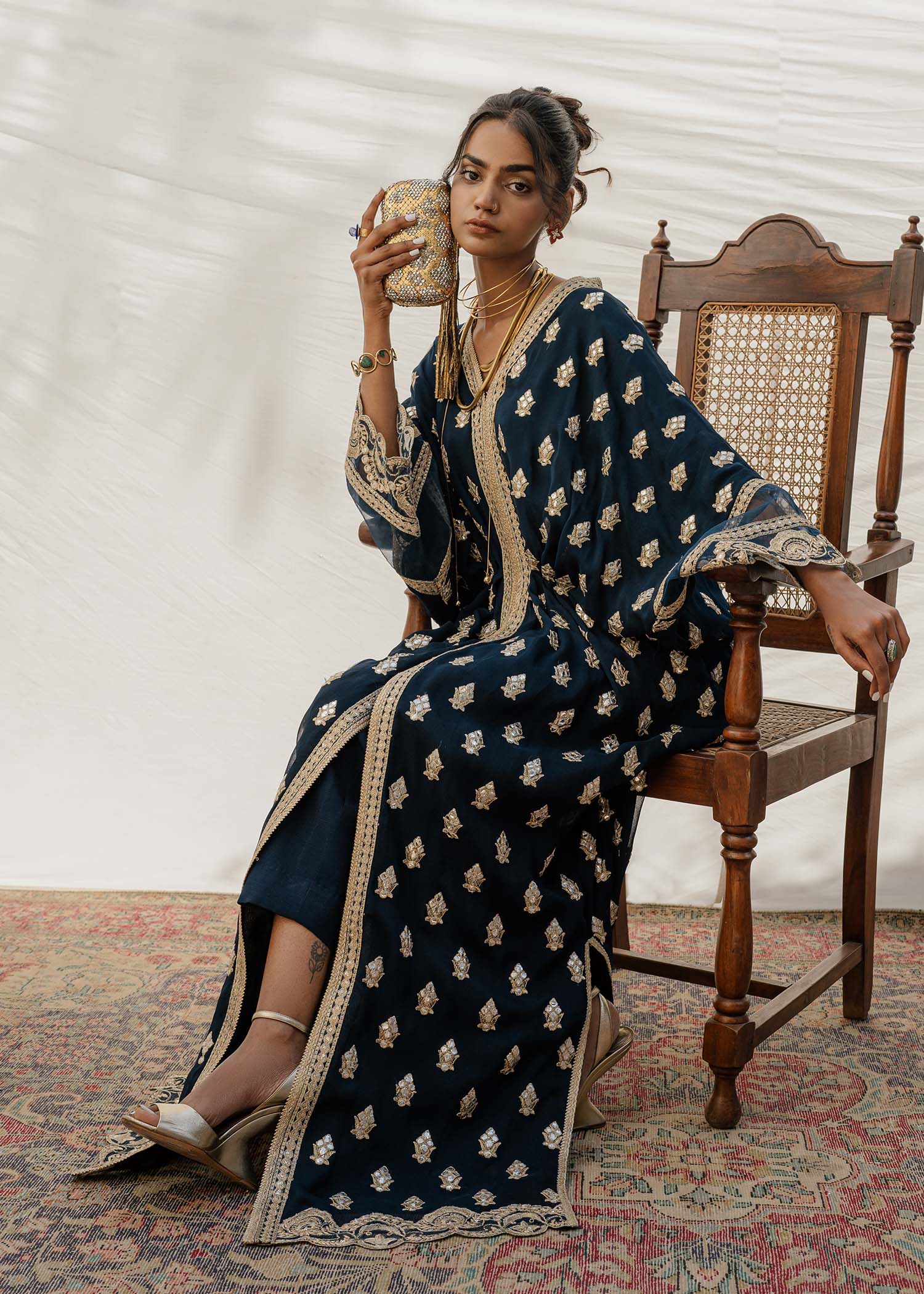 Mahgul | Eid Edit 2024 | Indigo Mirror - House Of Anaya