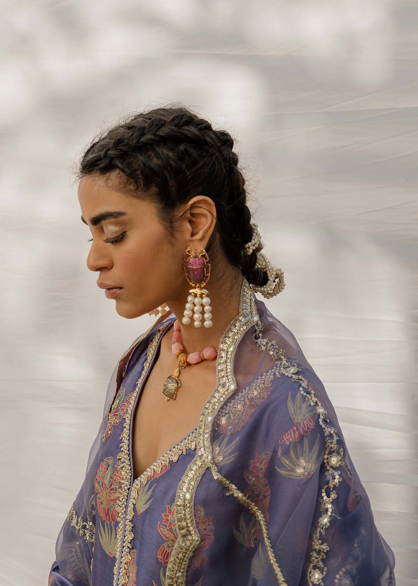 Mahgul | Eid Edit 2024 | Damson Diamante - House Of Anaya