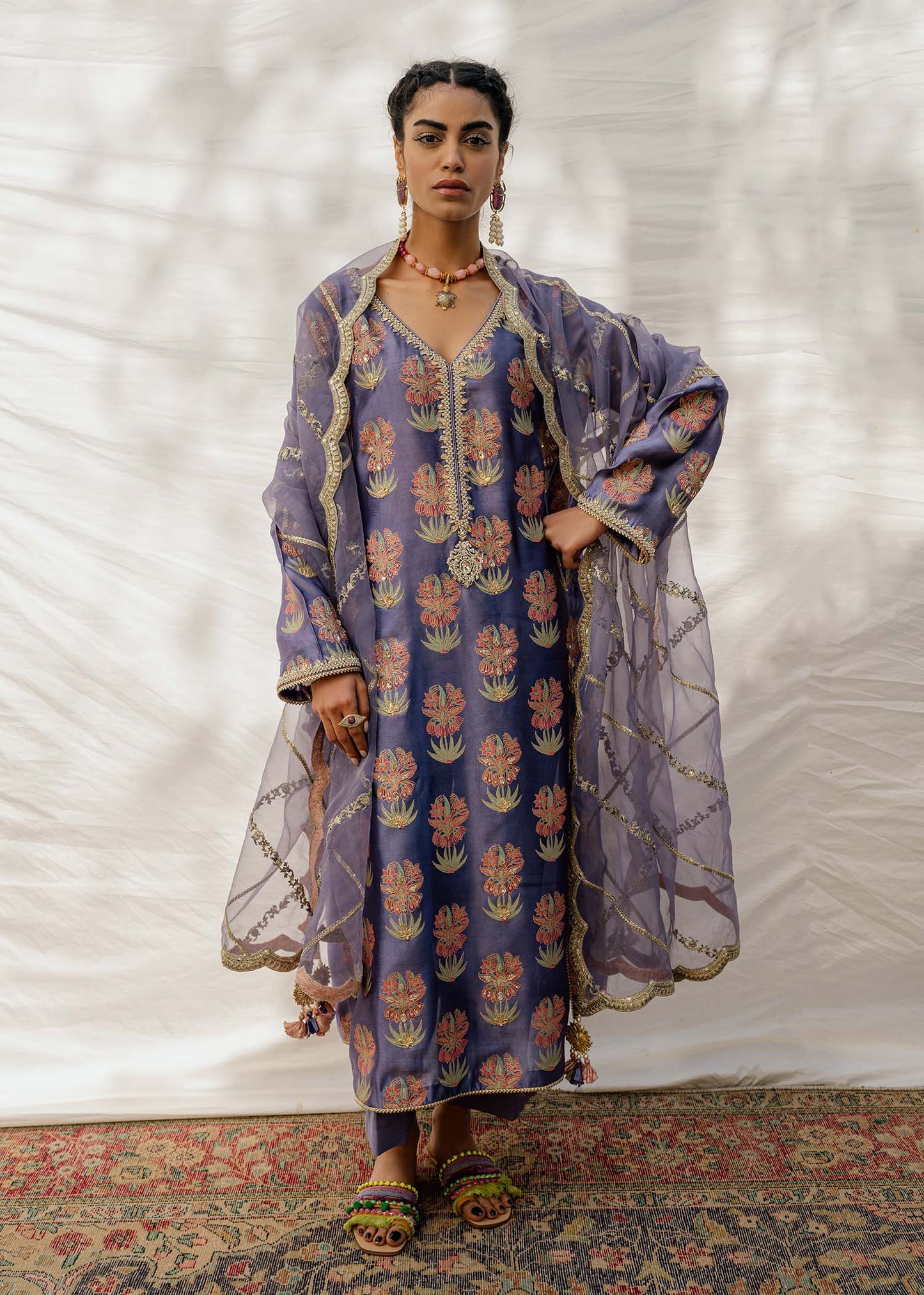Mahgul | Eid Edit 2024 | Damson Diamante - House Of Anaya