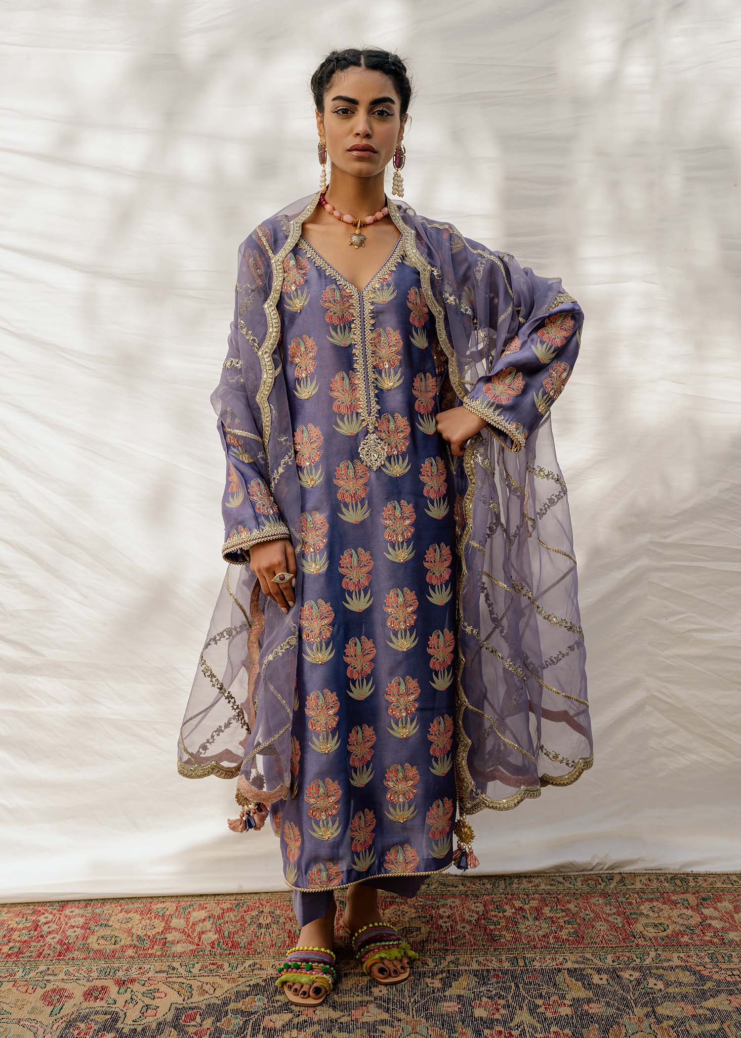 Mahgul | Eid Edit 2024 | Damson Diamante - House Of Anaya
