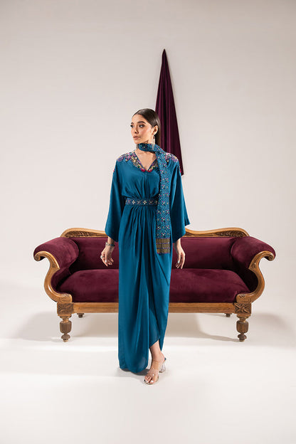 Maria Osama Khan | Tiffany Formals | Sapphire - House Of Anaya