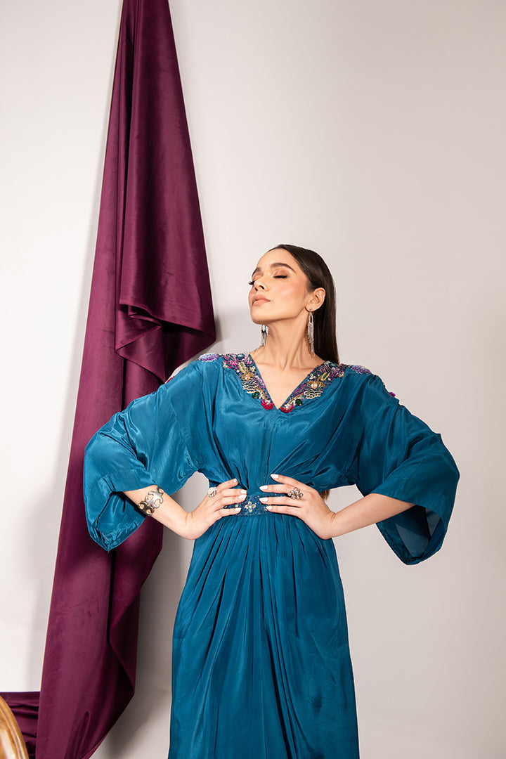 Maria Osama Khan | Tiffany Formals | Sapphire - House Of Anaya