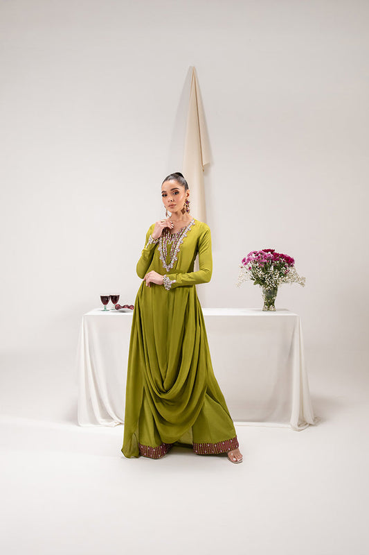 Maria Osama Khan | Tiffany Formals | Peridot - House Of Anaya