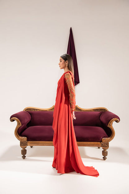 Maria Osama Khan | Tiffany Formals | Carnelian - House Of Anaya
