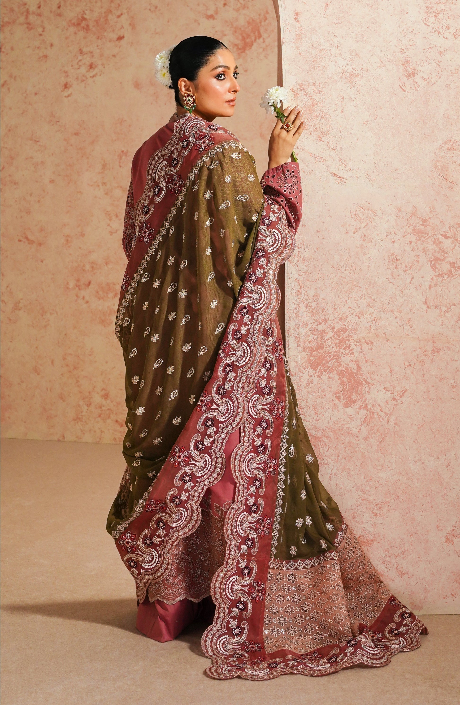 Maryum N Maria | Eid Luxury Lawn 24 | Roshan - House Of Anaya