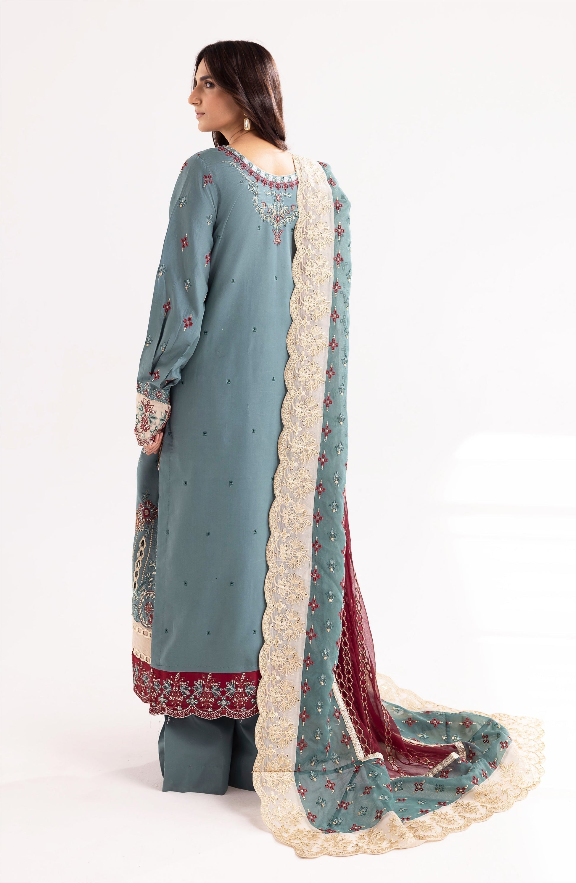 Maryum N Maria | Eid Luxury Lawn 24 | Laila - House Of Anaya