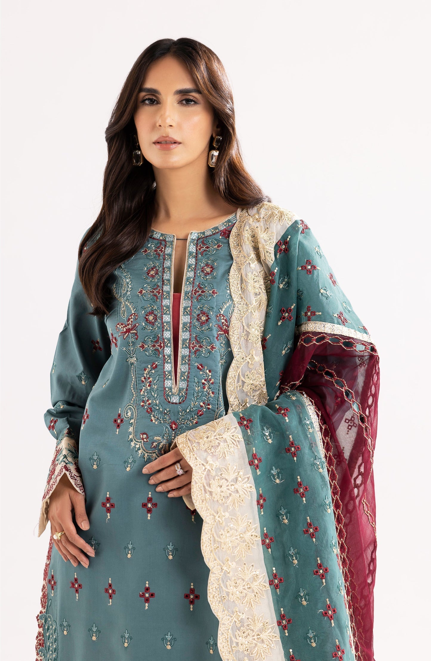 Maryum N Maria | Eid Luxury Lawn 24 | Laila - House Of Anaya
