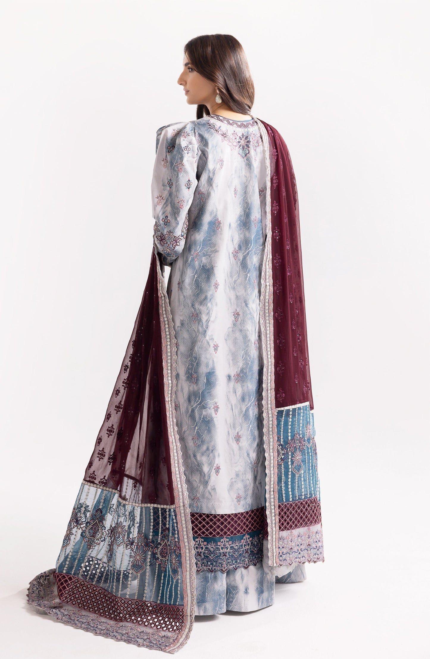 Maryum N Maria | Eid Luxury Lawn 24 | Jahanara - House Of Anaya