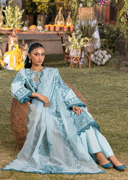 Mohagni | Muntazir Luxury Lawn 24 | CM-10 - House Of Anaya