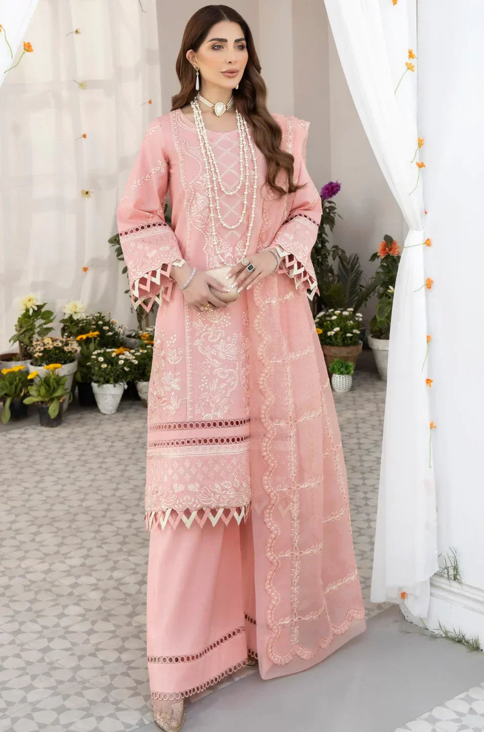 Mohagni | Muntazir Luxury Lawn 24 | AM-07 - House Of Anaya