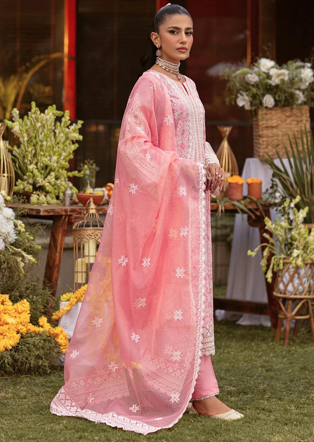 Mohagni | Muntazir Luxury Lawn 24 | MGZ-12 - House Of Anaya