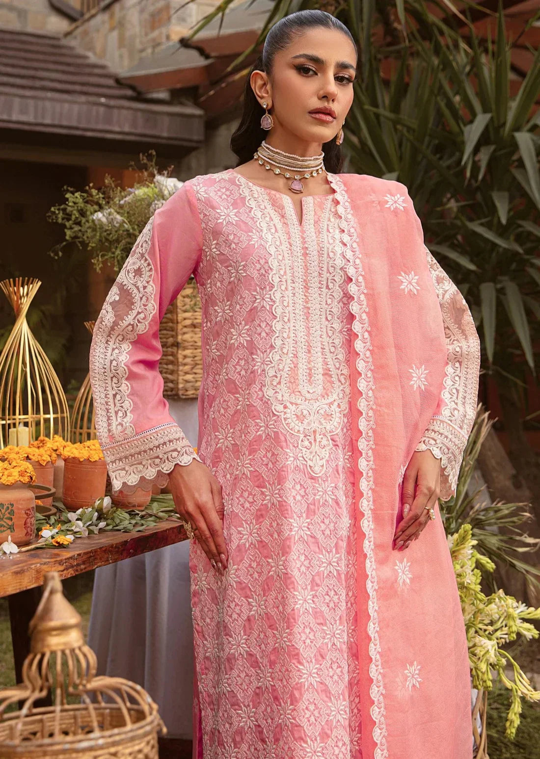 Mohagni | Muntazir Luxury Lawn 24 | MGZ-12 - House Of Anaya