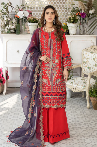 Mohagni | Muntazir Luxury Lawn 24 | AM-10 - House Of Anaya