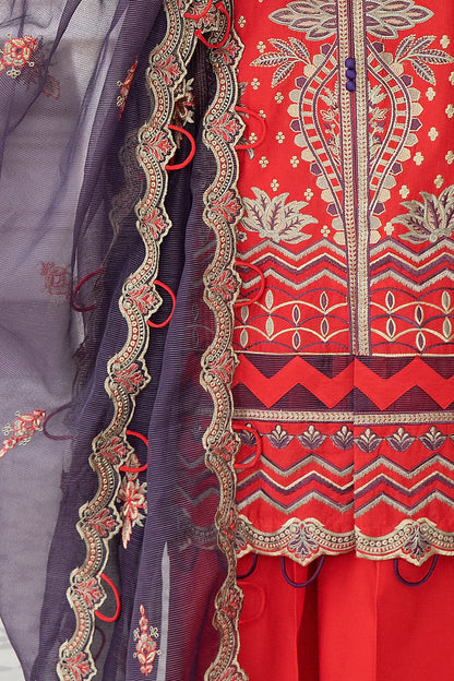 Mohagni | Muntazir Luxury Lawn 24 | AM-10 - House Of Anaya