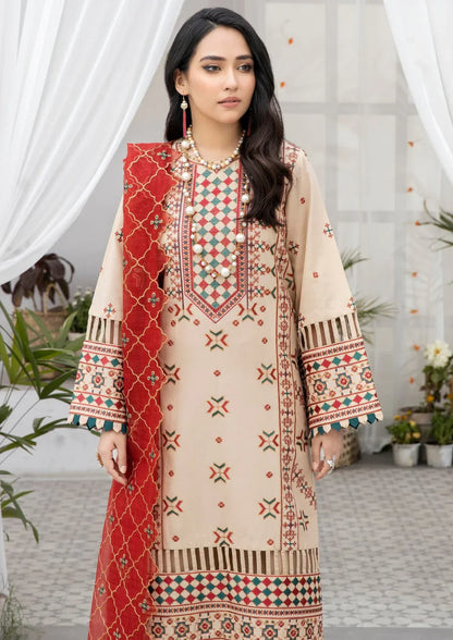 Mohagni | Muntazir Luxury Lawn 24 | AM-15 - House Of Anaya