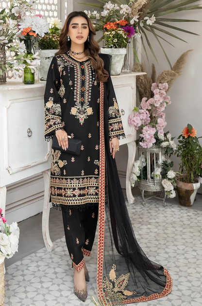 Mohagni | Muntazir Luxury Lawn 24 | AM-05 - House Of Anaya