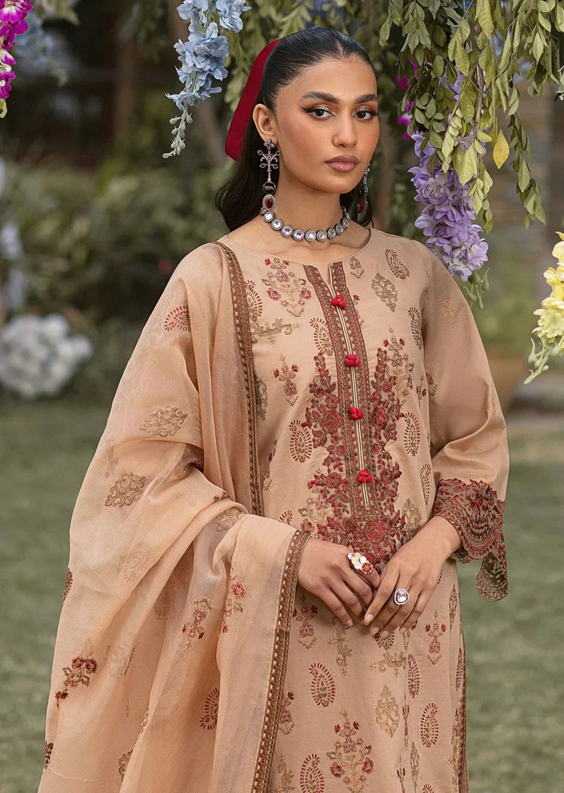 Mohagni | Muntazir Luxury Lawn 24 | CM-11 - House Of Anaya