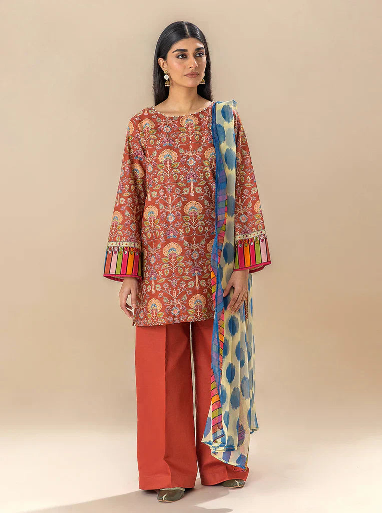 Morbagh | Lawn Collection 24 | AUBURN SKY - House Of Anaya