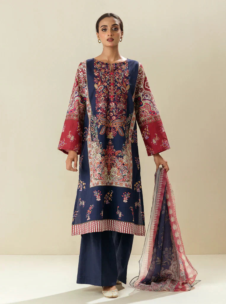 Morbagh | Lawn Collection 24 | PANSY PETALS - House Of Anaya