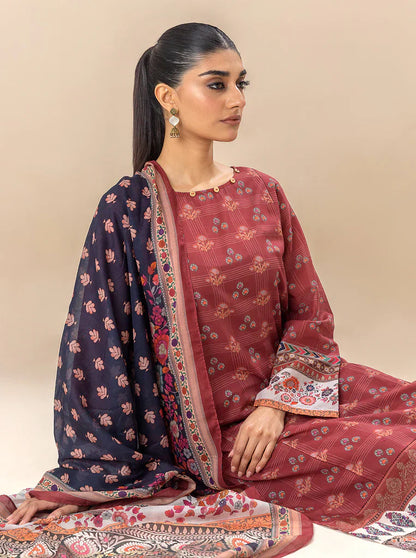 Morbagh | Lawn Collection 24 | ROYALTY RED - House Of Anaya