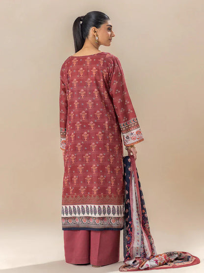 Morbagh | Lawn Collection 24 | ROYALTY RED - House Of Anaya