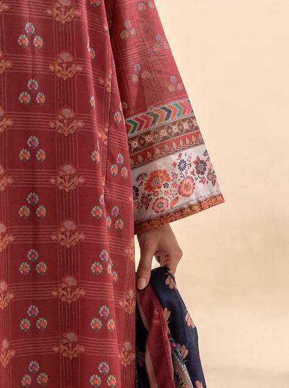 Morbagh | Lawn Collection 24 | ROYALTY RED - House Of Anaya