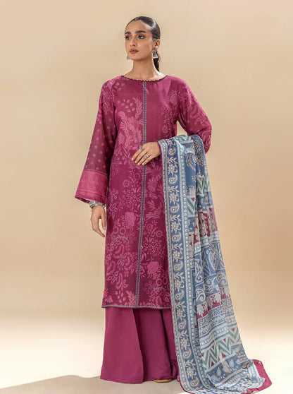Morbagh | Lawn Collection 24 | WINE WARMTH - House Of Anaya