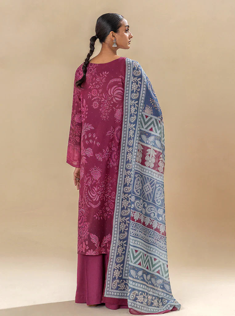 Morbagh | Lawn Collection 24 | WINE WARMTH - House Of Anaya