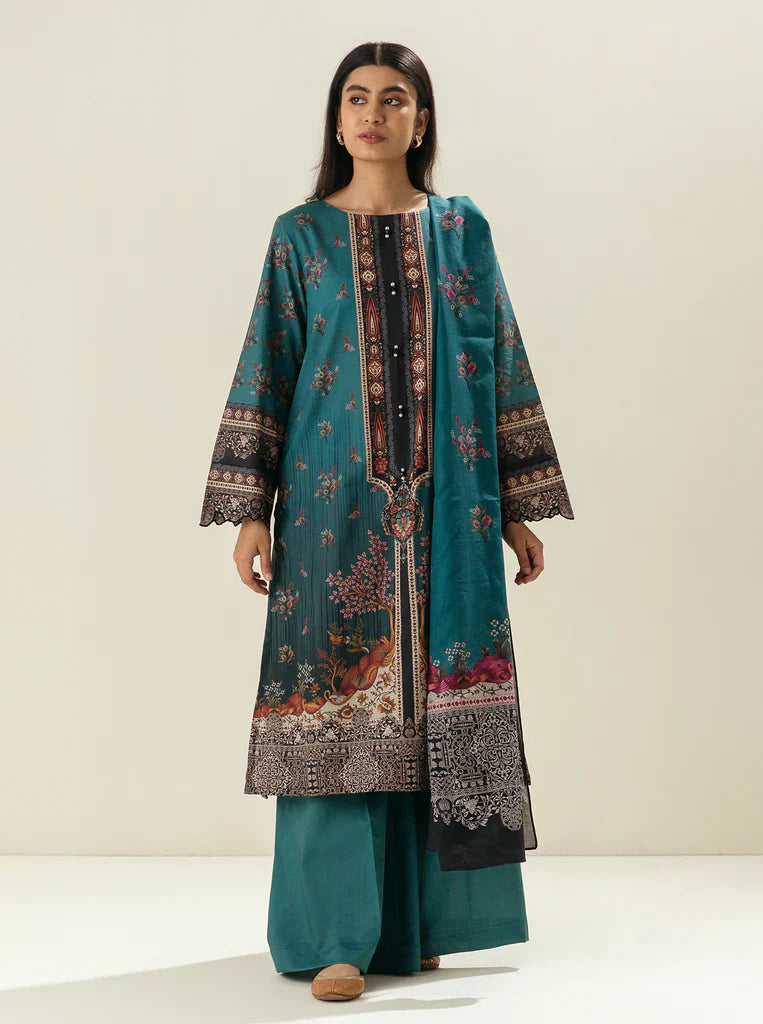Morbagh | Lawn Collection 24 | EMERALD ABUNDANCE - House Of Anaya
