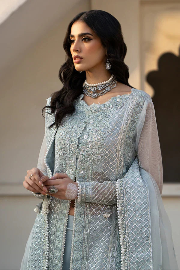 Ittehad | Dilruba Wedding Formals | ESDR75-SUT-BLU - House Of Anaya