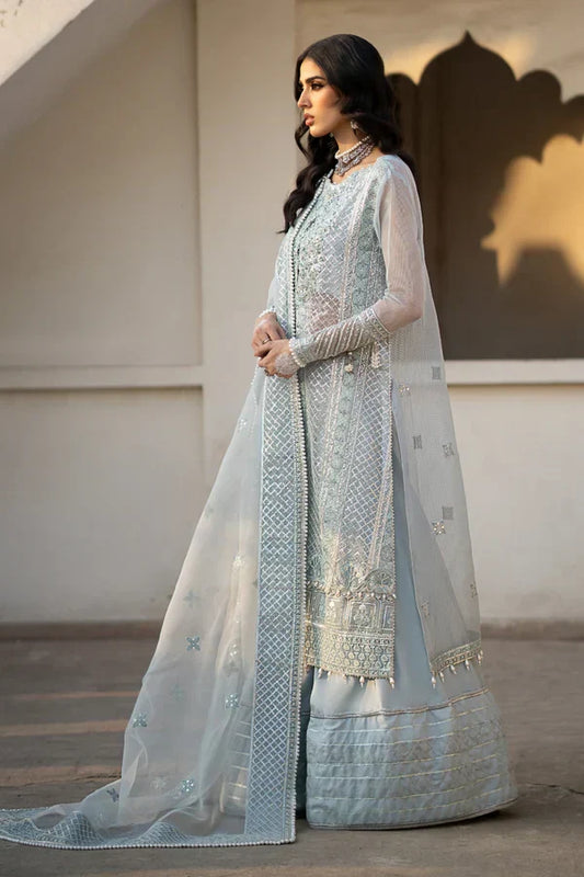 Ittehad | Dilruba Wedding Formals | ESDR75-SUT-BLU - House Of Anaya