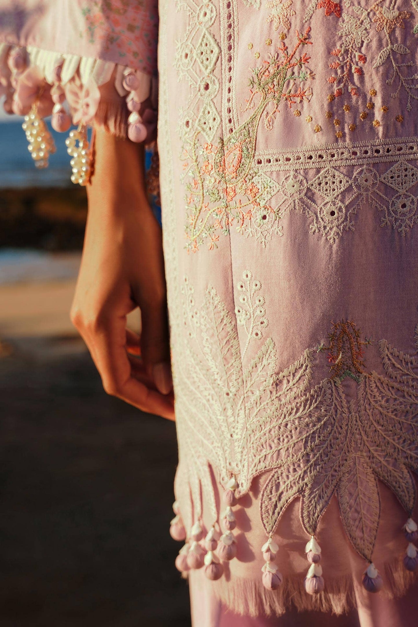 Sana Safinaz | Muzlin Spring 24 | M241-009B-DF - House Of Anaya
