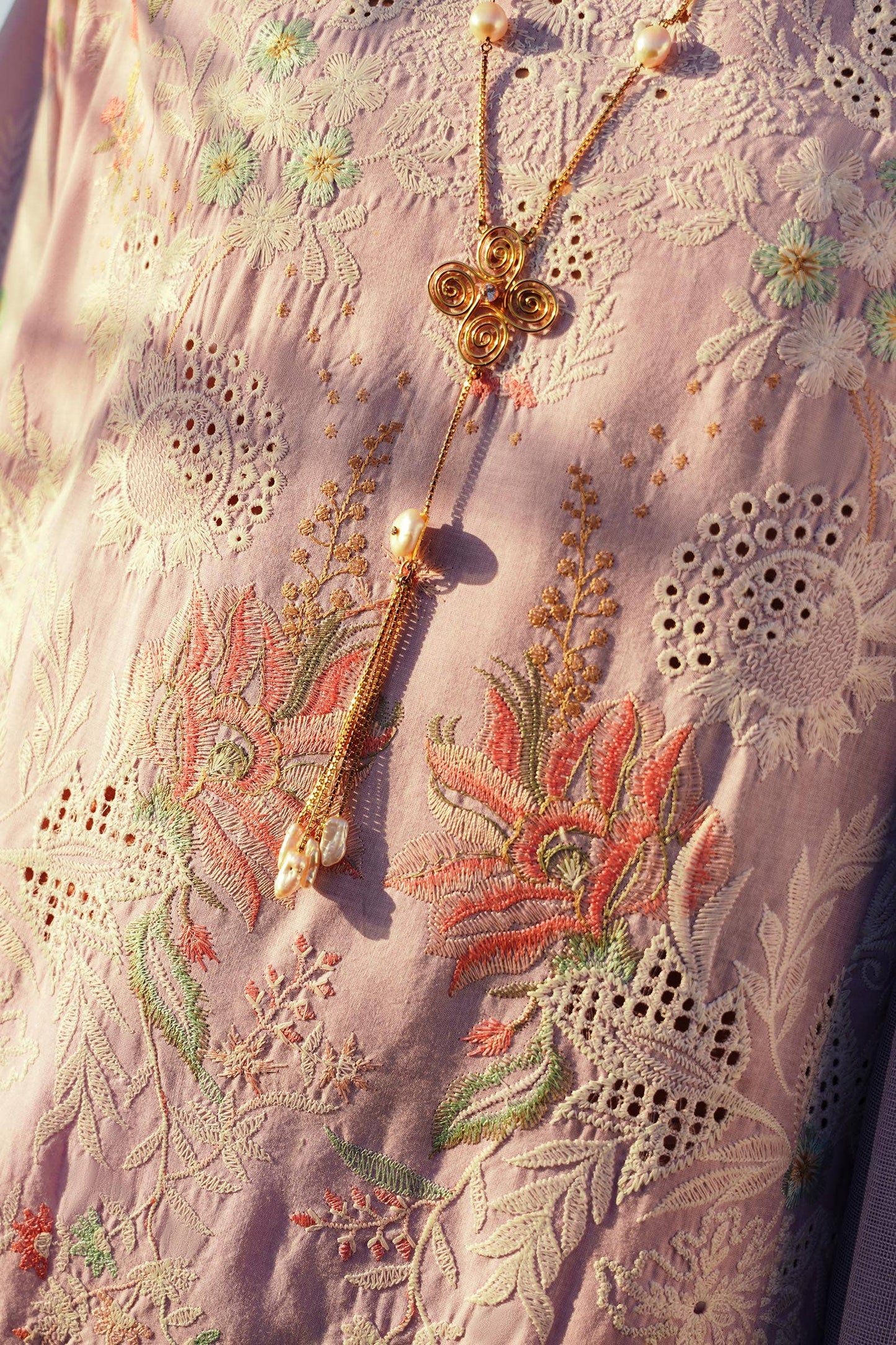 Sana Safinaz | Muzlin Spring 24 | M241-009B-DF - House Of Anaya