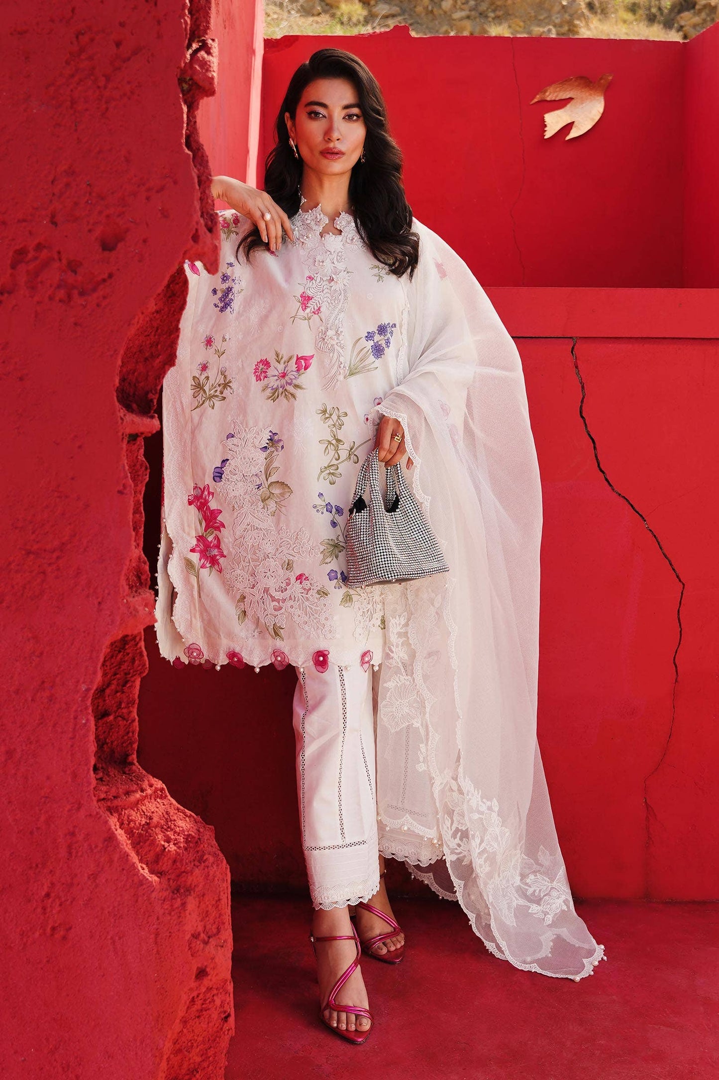 Sana Safinaz | Muzlin Spring 24 | M241-011A-CW - House Of Anaya