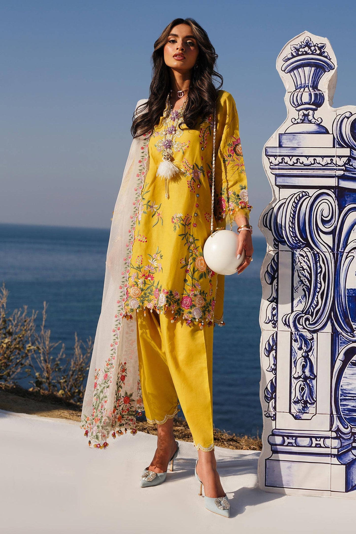 Sana Safinaz | Muzlin Spring 24 | M241-002A-CX - House Of Anaya
