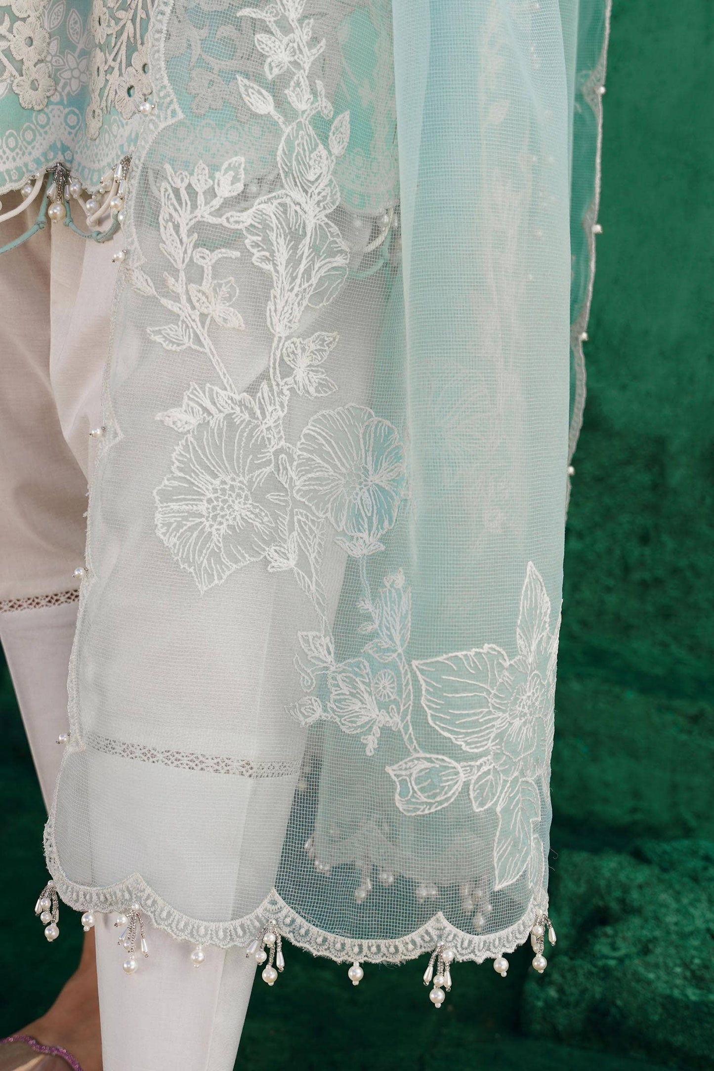 Sana Safinaz | Muzlin Spring 24 | M241-011B-CW - House Of Anaya