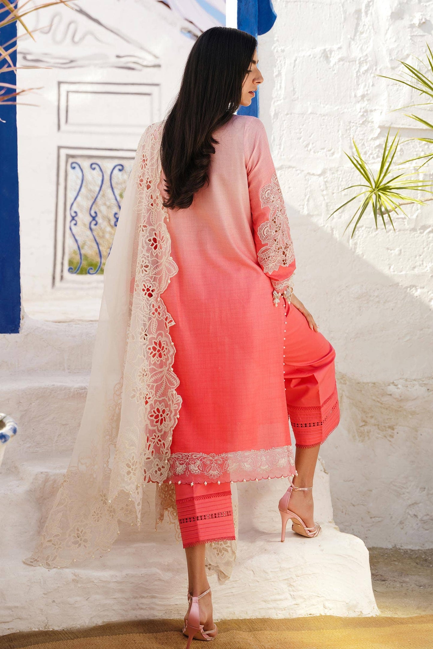 Sana Safinaz | Muzlin Spring 24 | M241-017A-CW - House Of Anaya