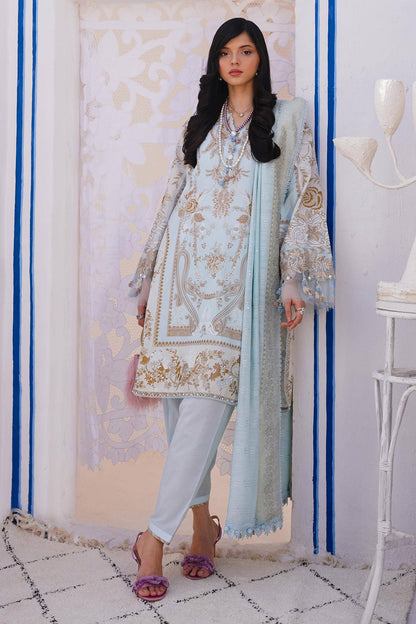 Sana Safinaz | Muzlin Spring 24 | M241-018B-CM - House Of Anaya