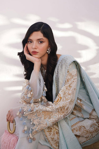 Sana Safinaz | Muzlin Spring 24 | M241-018B-CM - House Of Anaya
