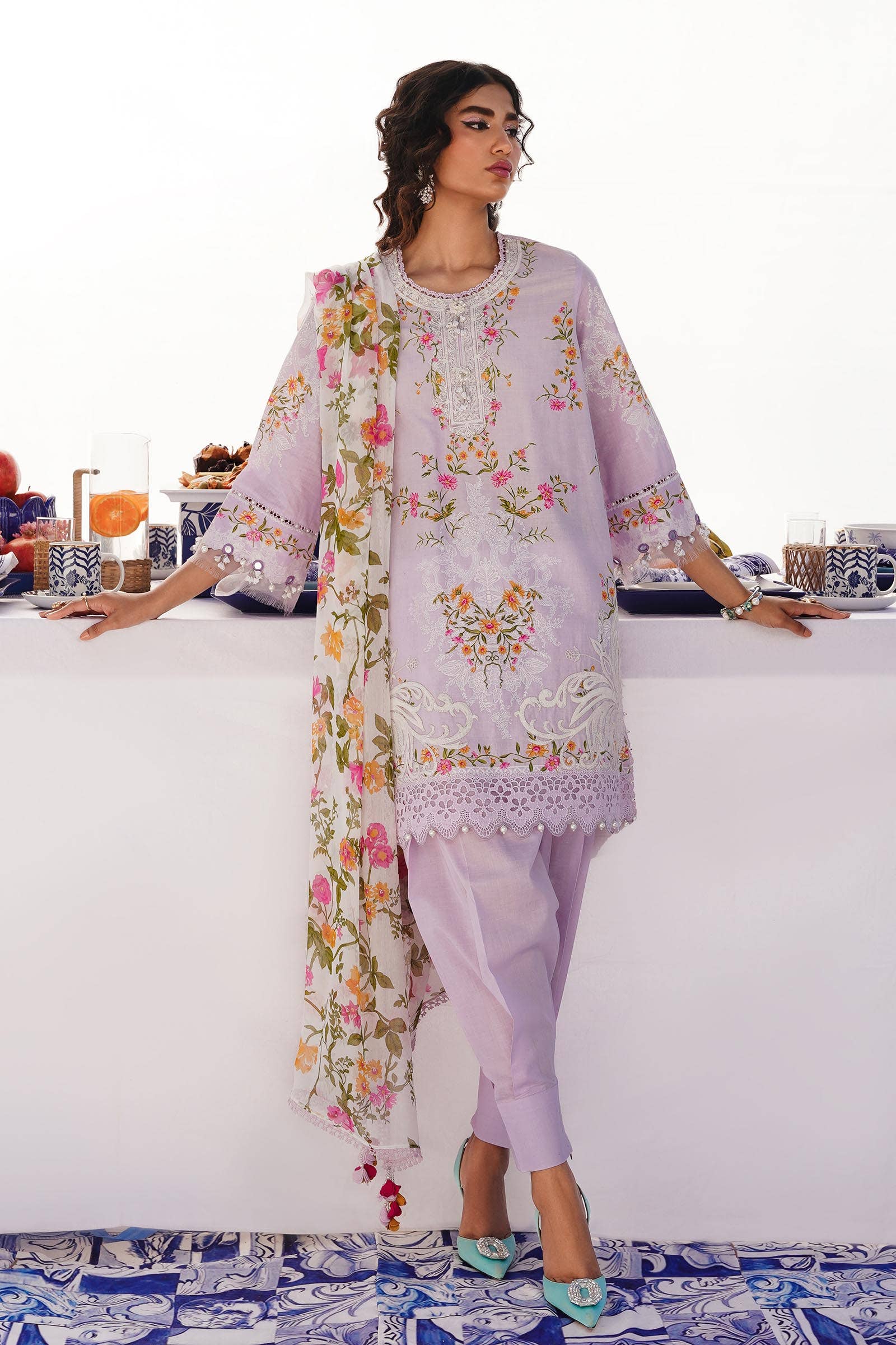 Sana Safinaz | Muzlin Spring 24 | M241-019A-CI - House Of Anaya