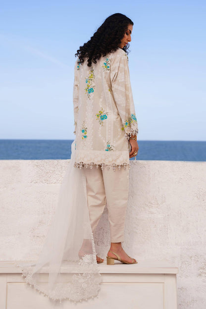 Sana Safinaz | Muzlin Spring 24 | M241-020A-CW - House Of Anaya