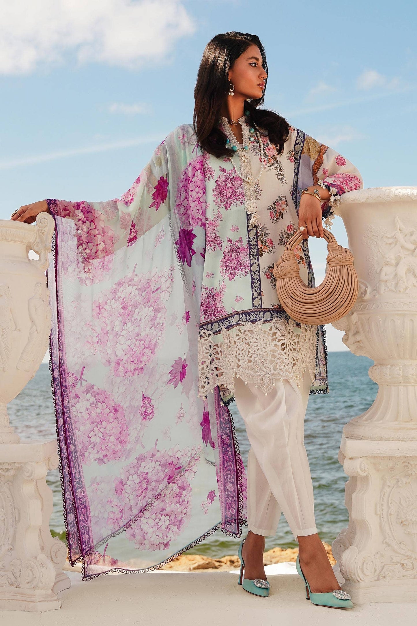 Sana Safinaz | Muzlin Spring 24 | M241-003B-CI - House Of Anaya
