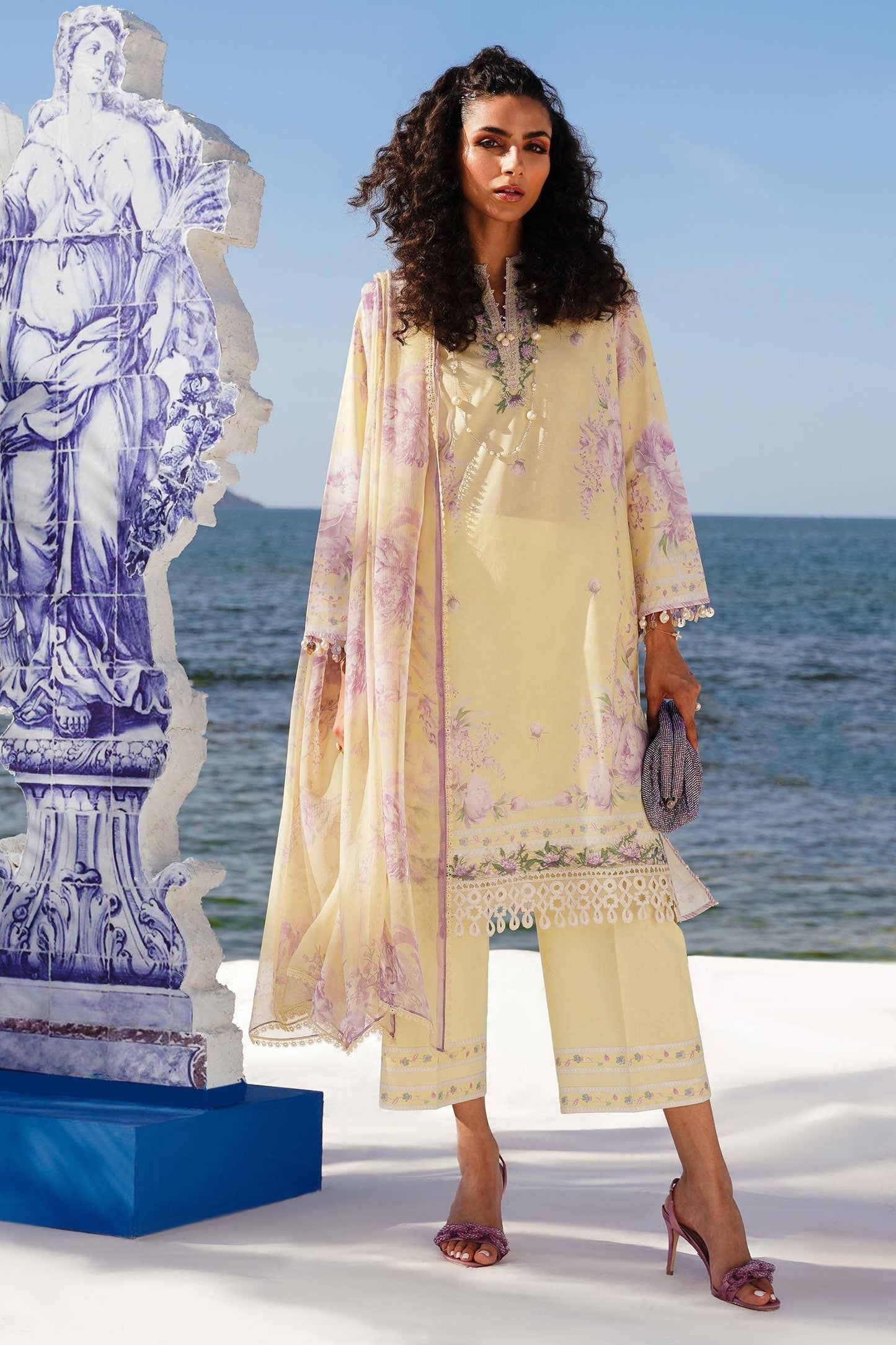 Sana Safinaz | Muzlin Spring 24 | M241-004B-CI - House Of Anaya
