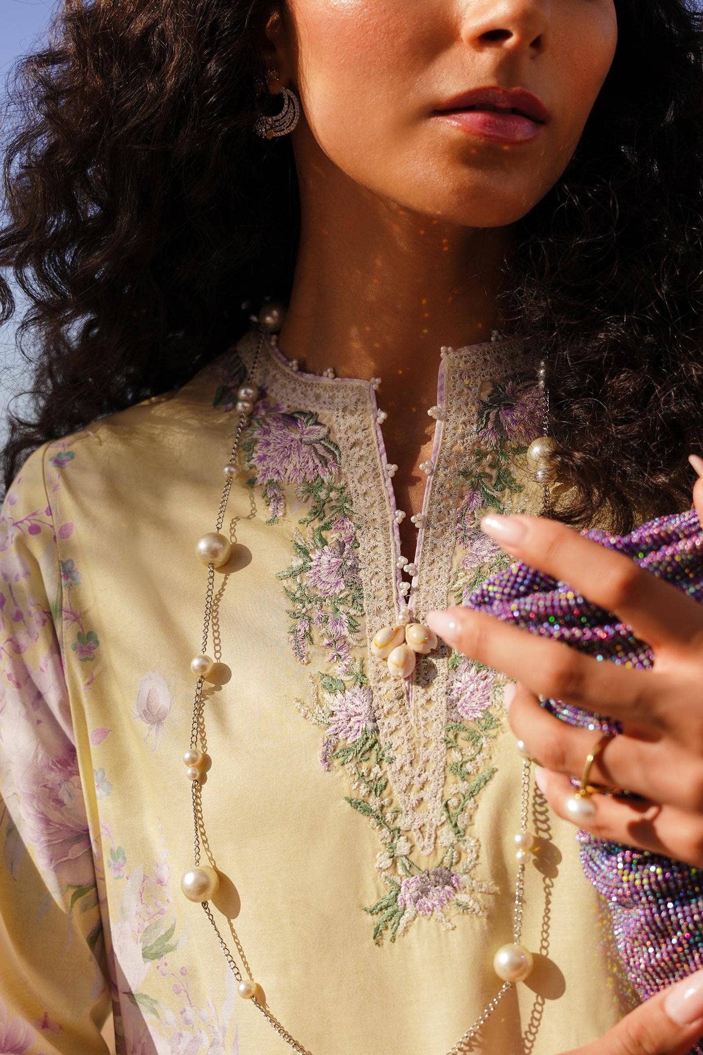 Sana Safinaz | Muzlin Spring 24 | M241-004B-CI - House Of Anaya