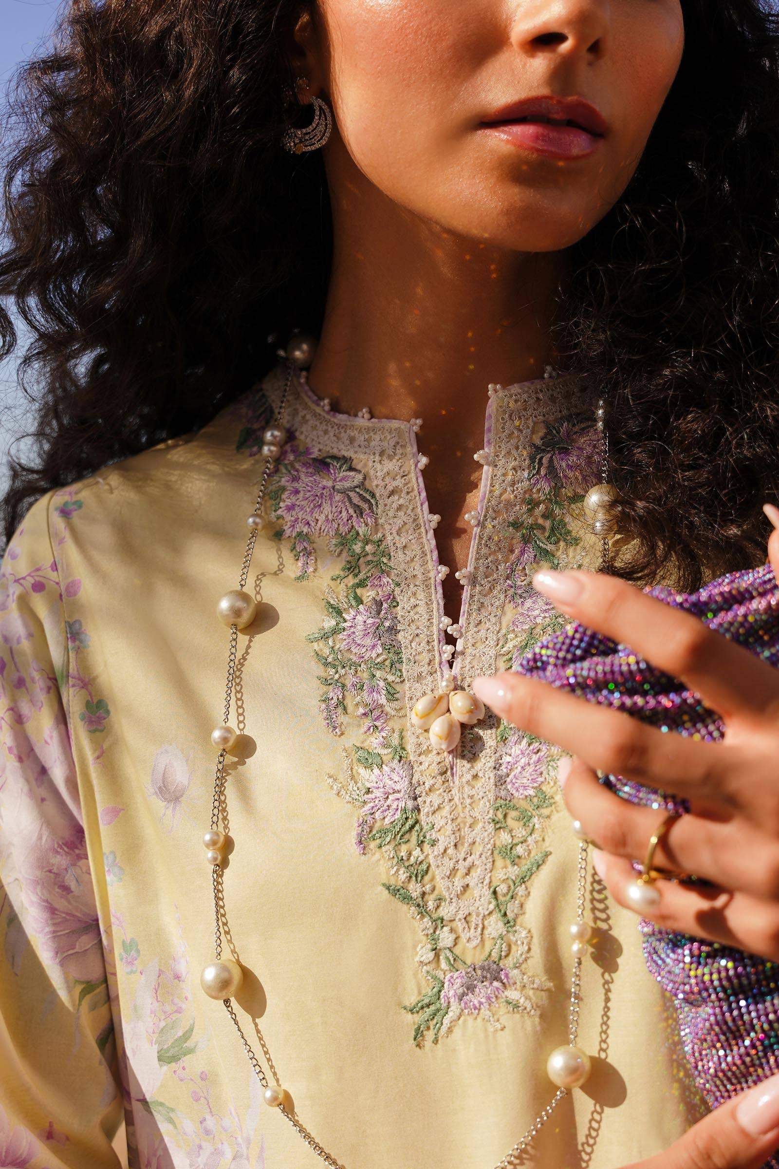 Sana Safinaz | Muzlin Spring 24 | M241-004B-CI - House Of Anaya