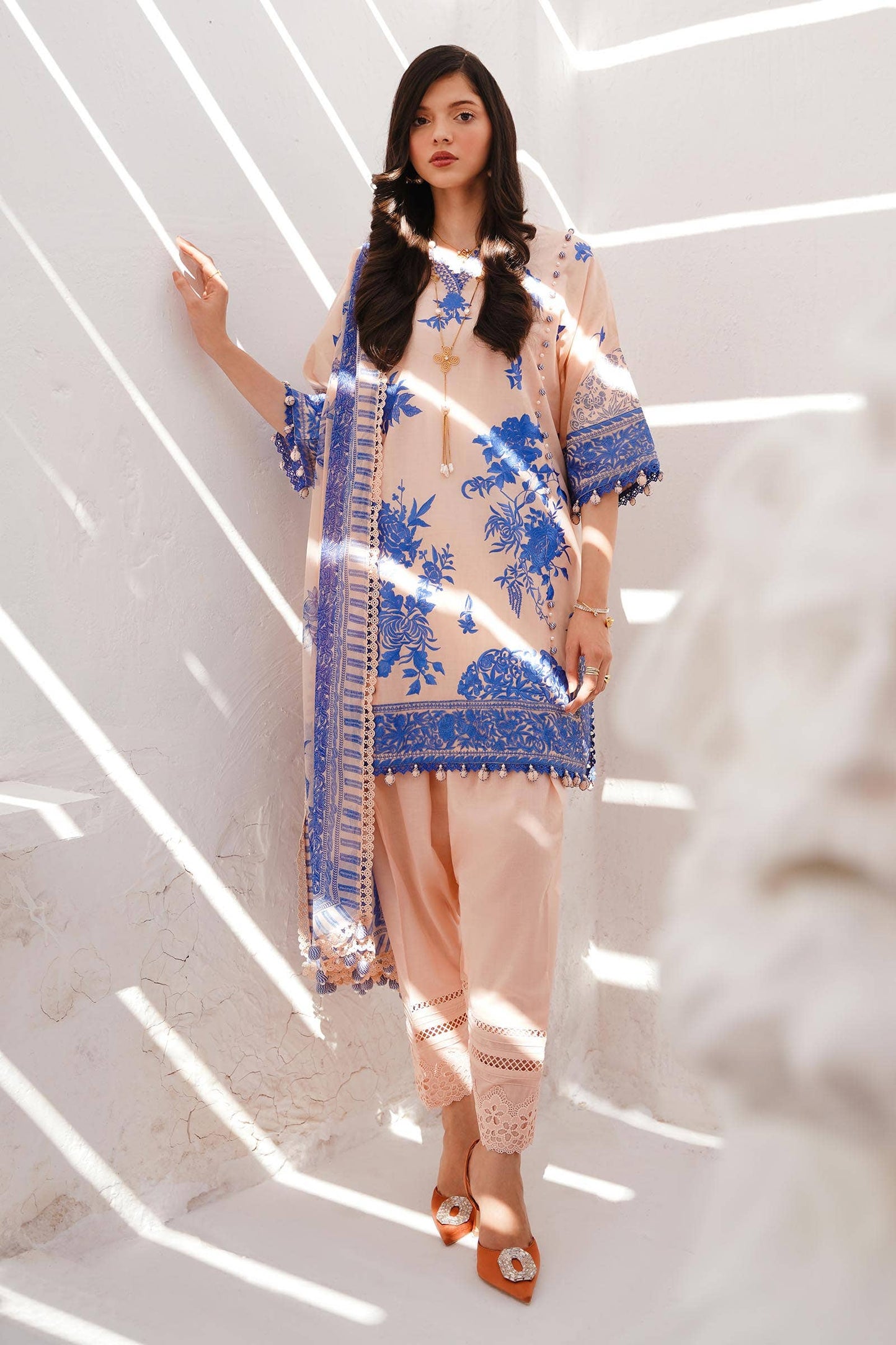 Sana Safinaz | Muzlin Spring 24 | M241-007B-CJ - House Of Anaya