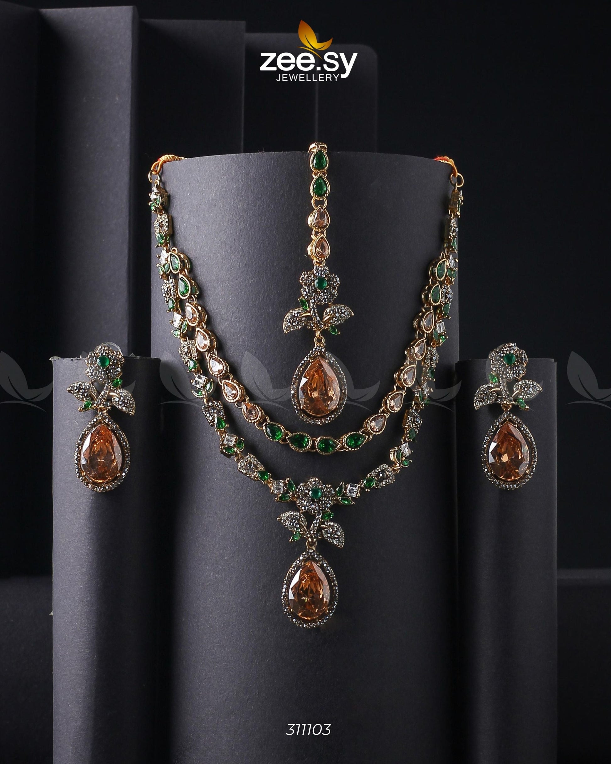 Amelia Necklace Set - Libasekhas