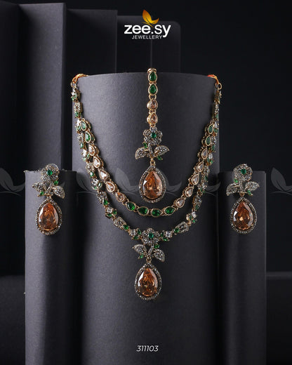 Amelia Necklace Set - Libasekhas